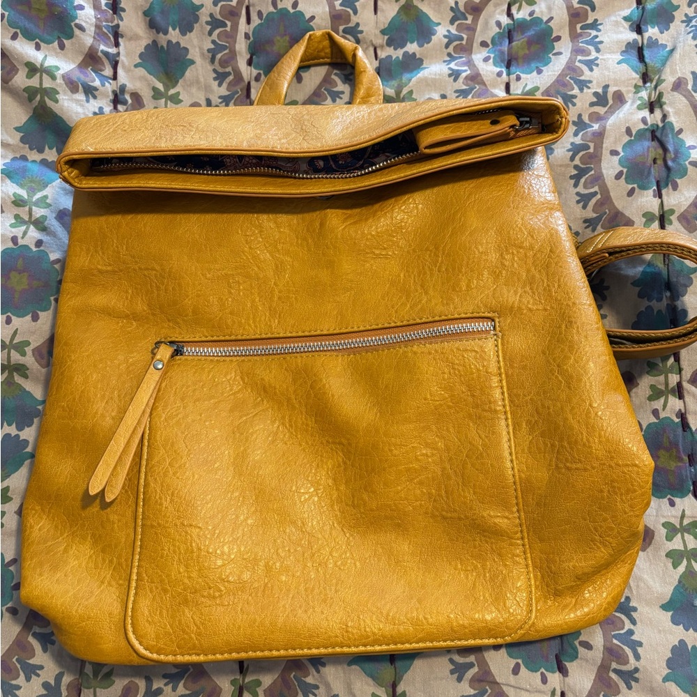 Urban Expressions Mustard Backpack